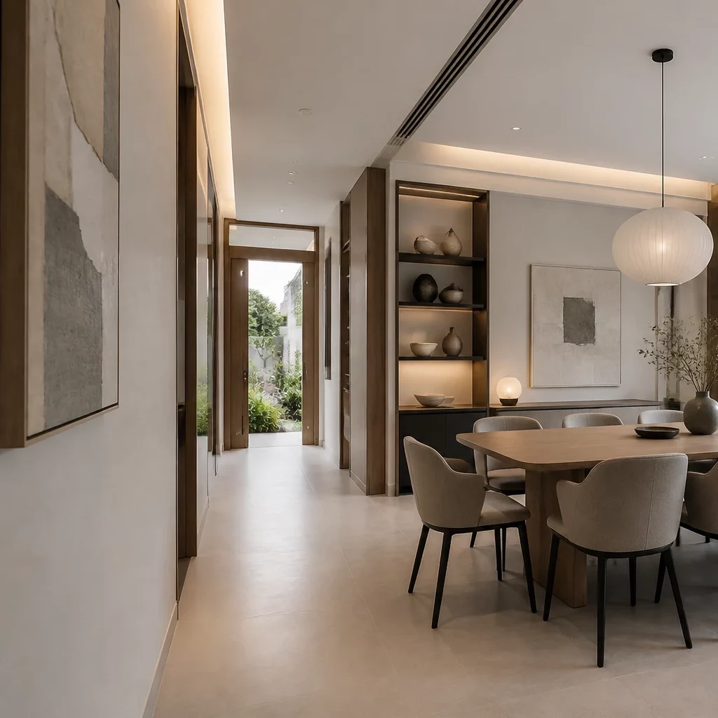 phòng ngủ hiện đại sang trọng tông tối giản