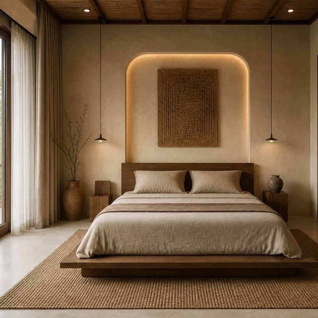 Phân biệt phòng ngủ phong cách indochine và wabi sabi