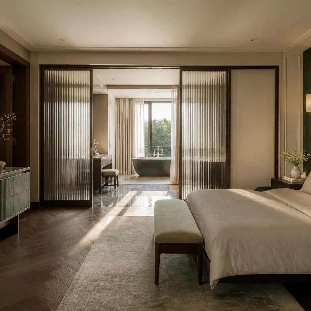 Biệt thự hiện đại với hồ bơi và phòng ngủ view đẹp