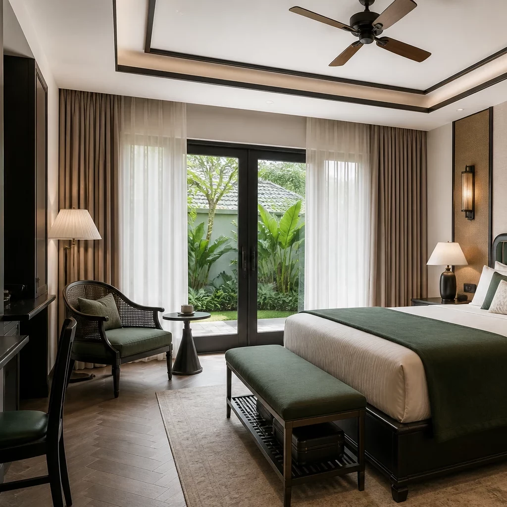Thiết kế phòng ngủ nhỏ thông minh hiện đại với nội thất cao cấp