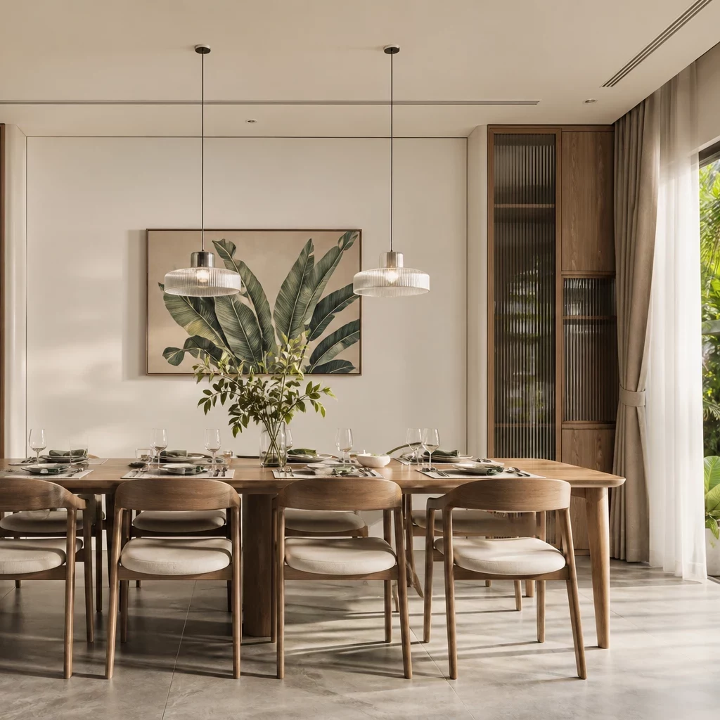 phong cách indochine hiện đại pha trộn Scandinavian