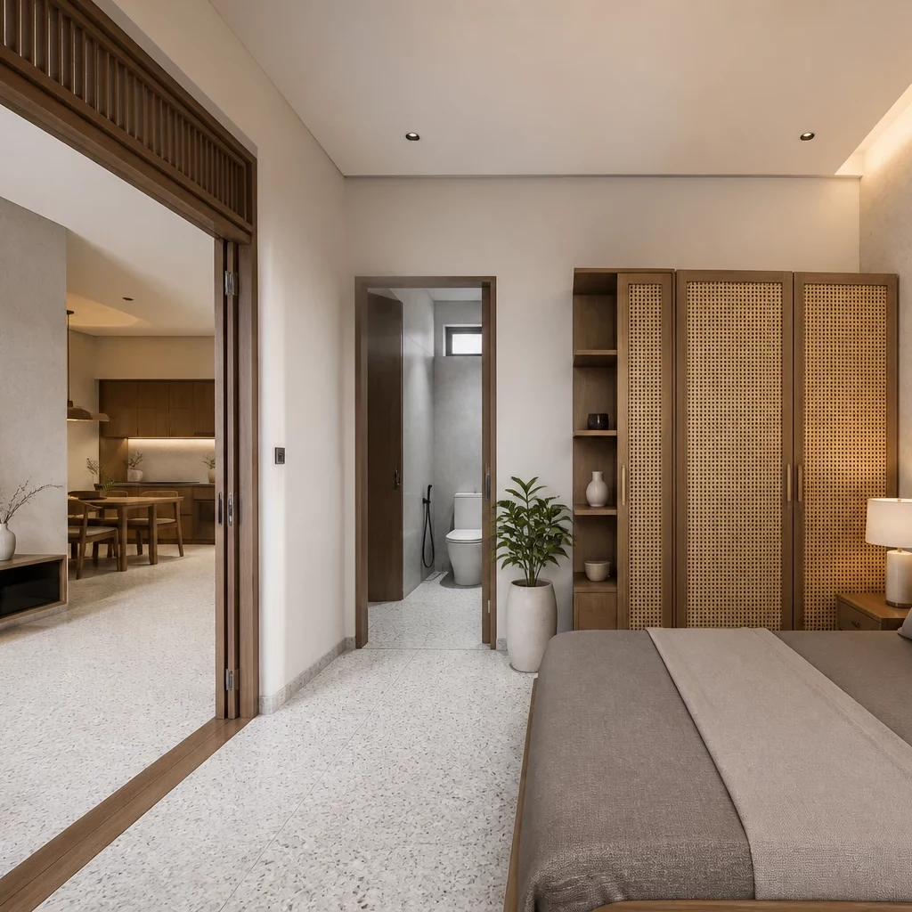 Phòng ngủ sang trọng tối giản Minimalism
