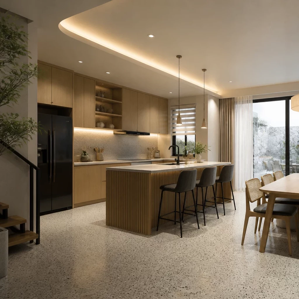 Thiết kế phòng ngủ tối giản hiện đại với nội thất thông minh
