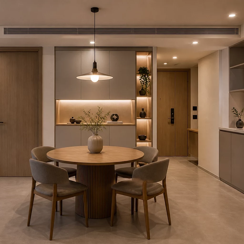 Phòng ngủ chung cư sang trọng phong cách tối giản