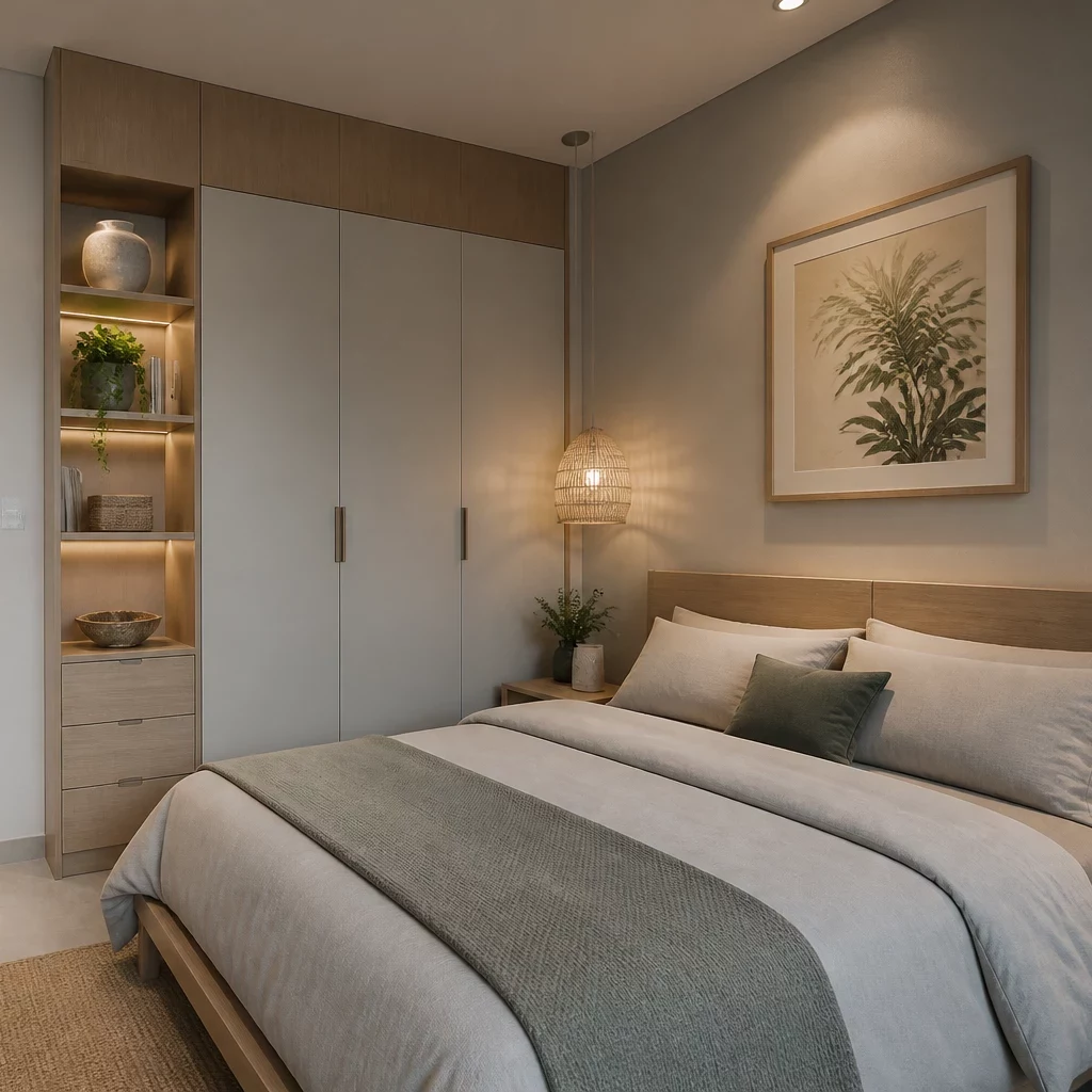 Phòng ngủ minimalist phong cách Scandinavian