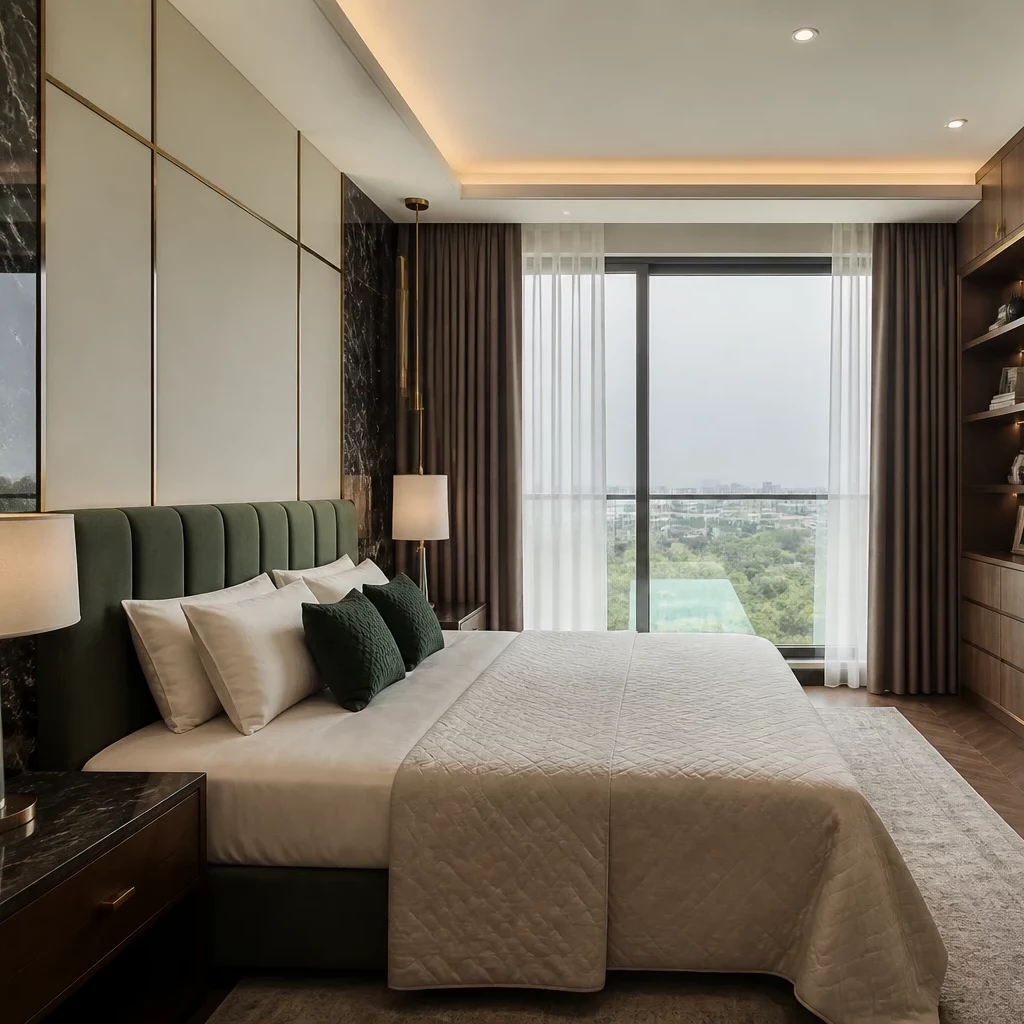 Thiết kế phòng ngủ tối giản sang trọng tại chung cư