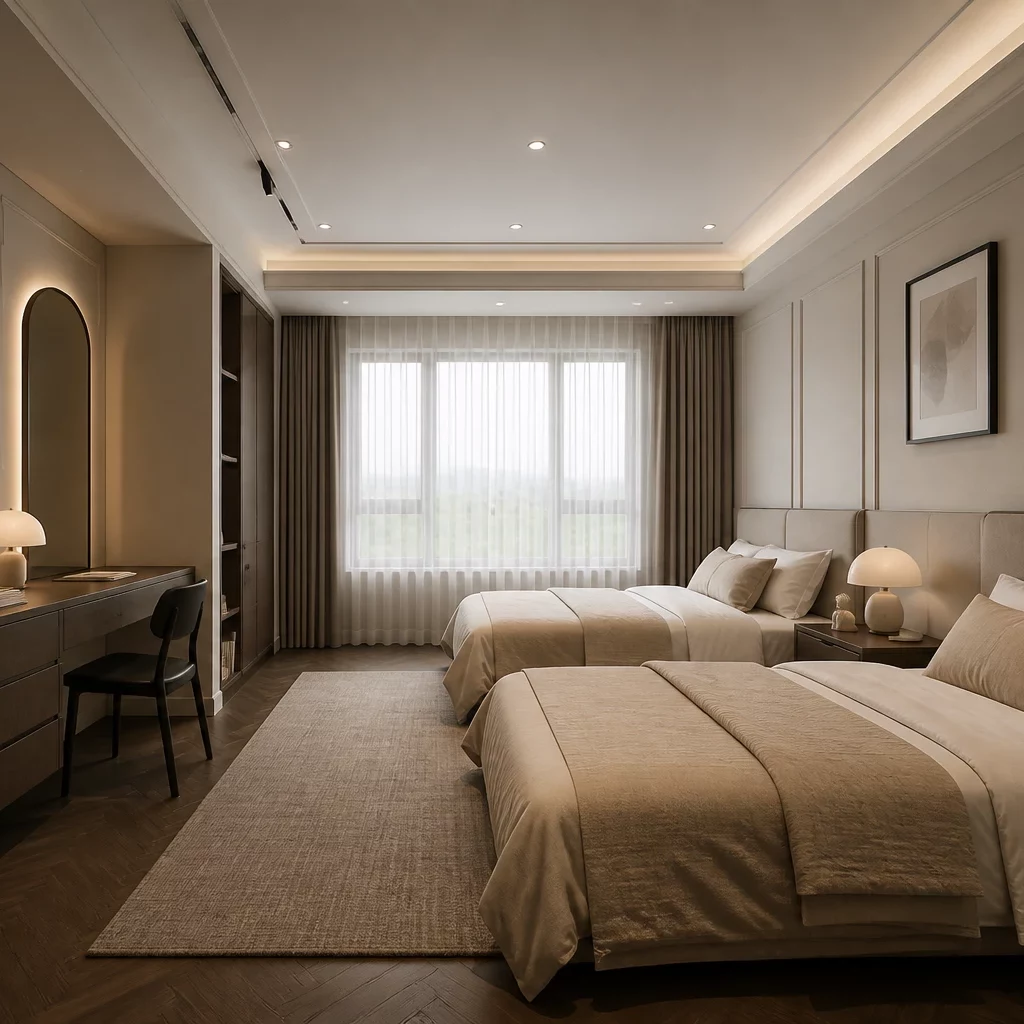 Mẫu phòng ngủ tối giản đẹp tiết kiệm chi phí
