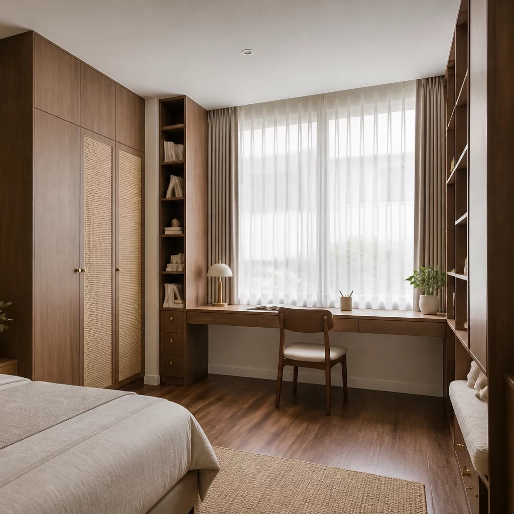 Thiết kế phòng ngủ trẻ em tối giản tinh tế