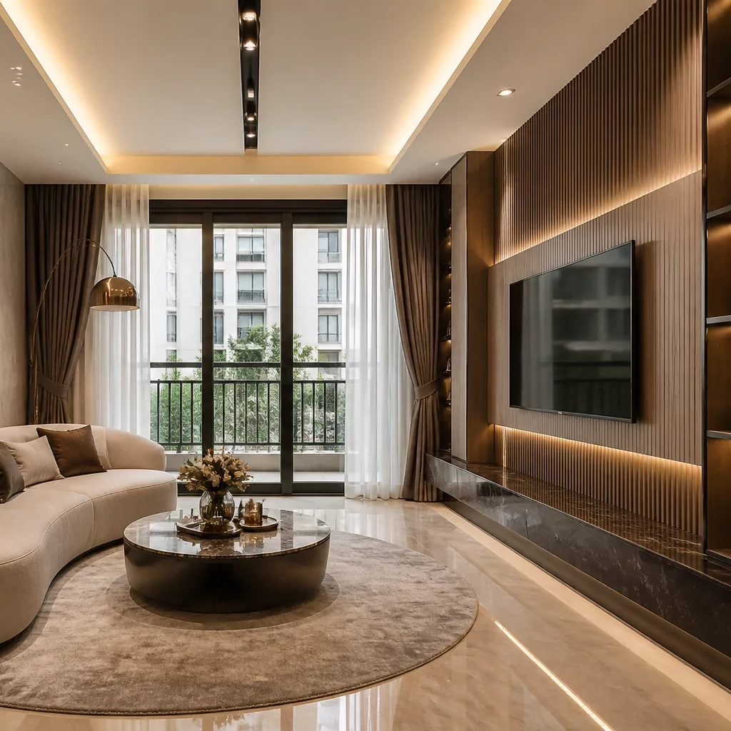 Phòng ngủ trẻ em với giường lớn sang trọng
