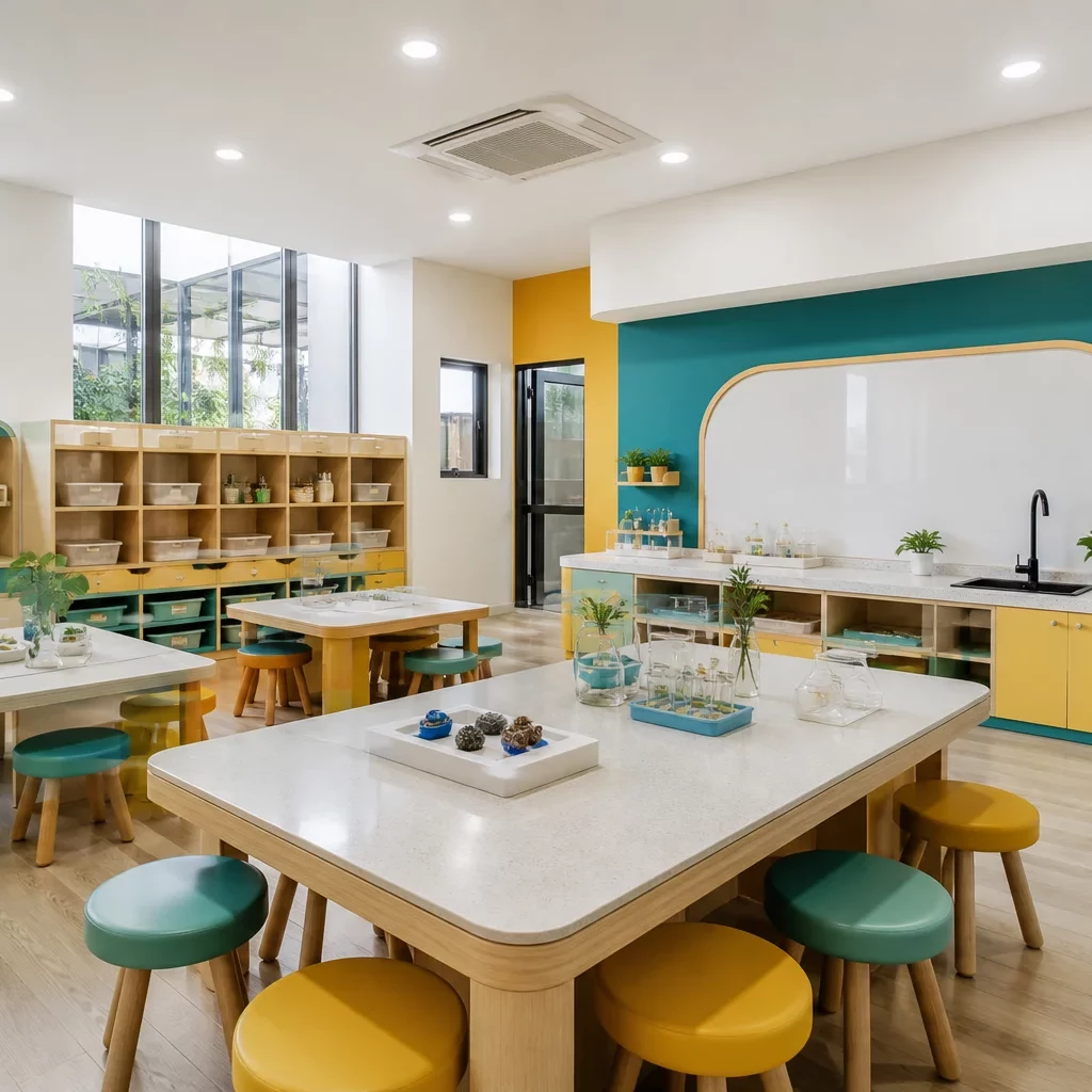 Mẫu phòng ngủ trẻ em đẹp phong cách hiện đại thông minh
