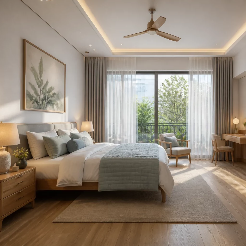 Không gian phòng ngủ trẻ em phong cách Scandinavian tươi sáng