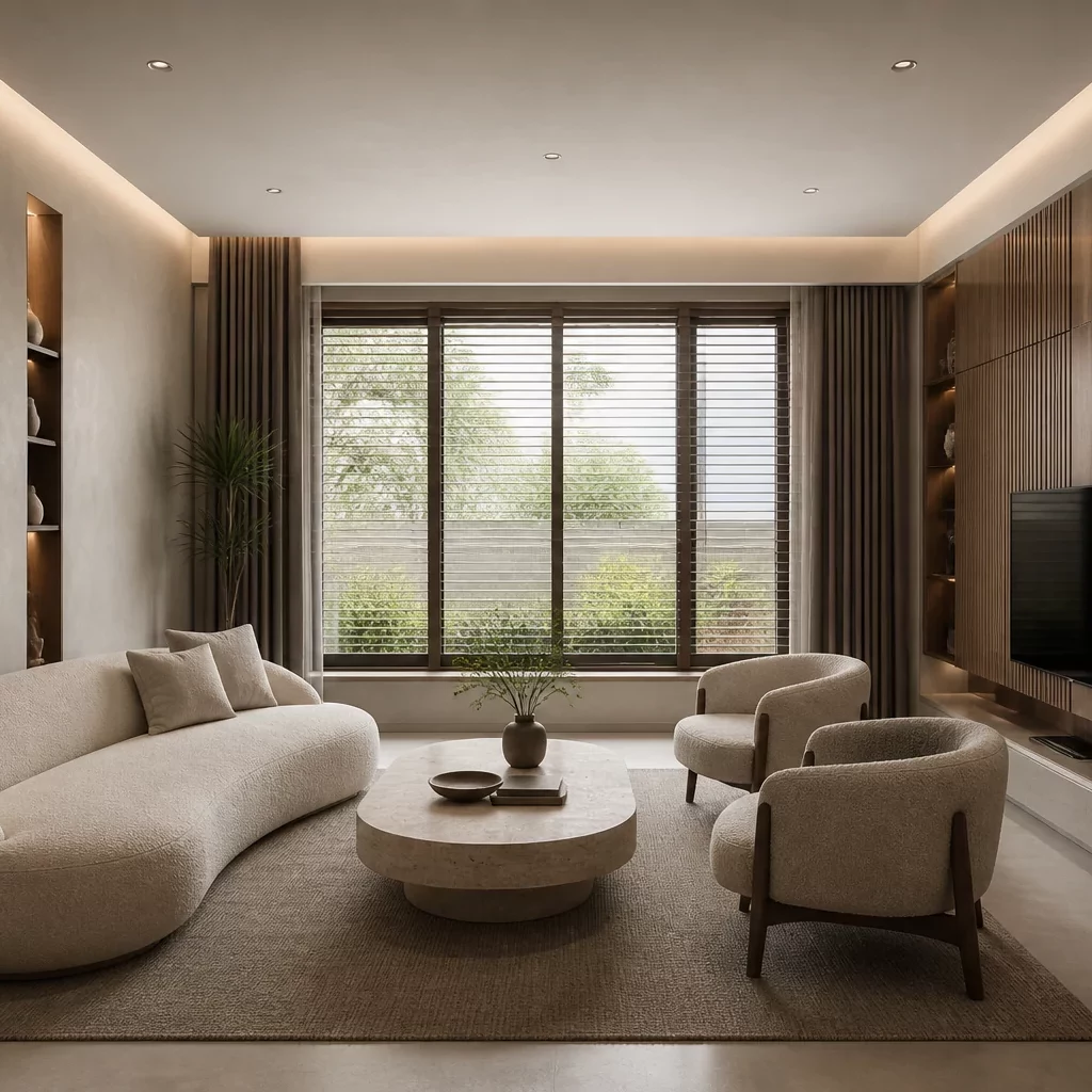 Mẫu thiết kế nội thất chung cư 40m2 phong cách tối giản sang trọng