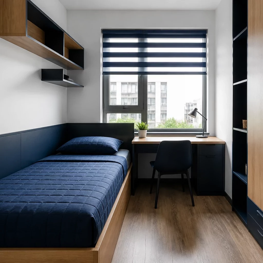thiết kế nội thất chung cư 56m2 2 phòng ngủ hiện đại