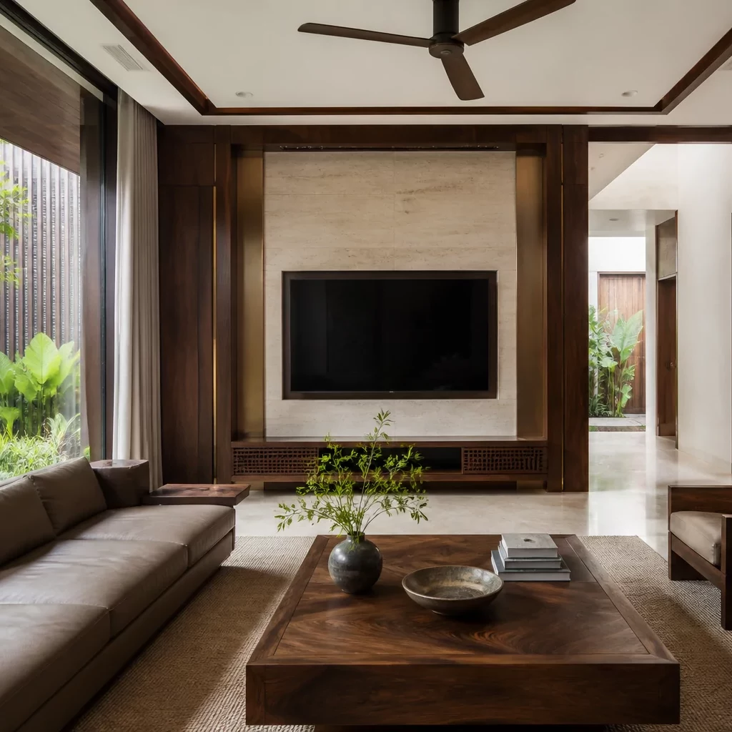 mau thiết kế căn hộ 55m2 2 phòng ngủ sang trọng