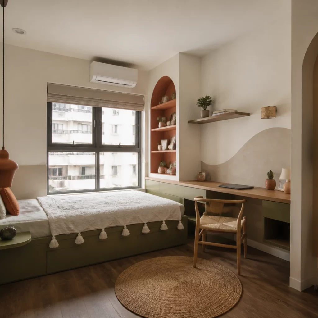 Thiết kế nội thất chung cư 90m2 trẻ trung phong cách hiện đại