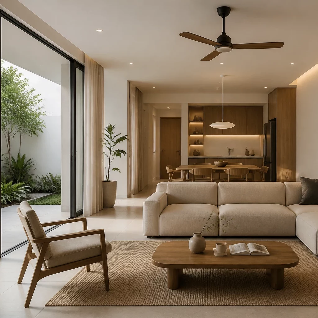 Thiết kế không gian mở trong khách sạn hiện đại