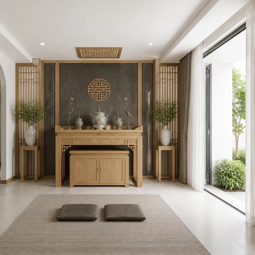 Thiết kế nội thất phòng bếp nhà ống tối giản tiện nghi