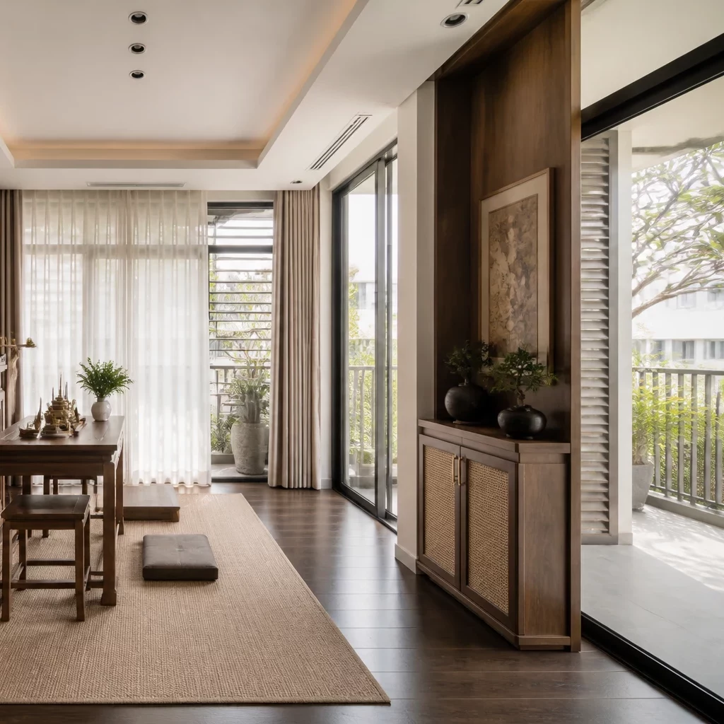 Thiết kế nội thất nhà phố 2 tầng 70m2 phong cách tối giản tinh tế