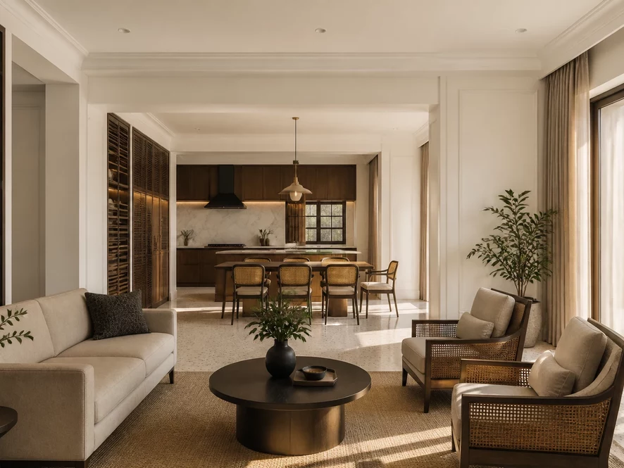 Hệ thống tủ kệ thông minh trong thiết kế nội thất phòng bếp 10m2