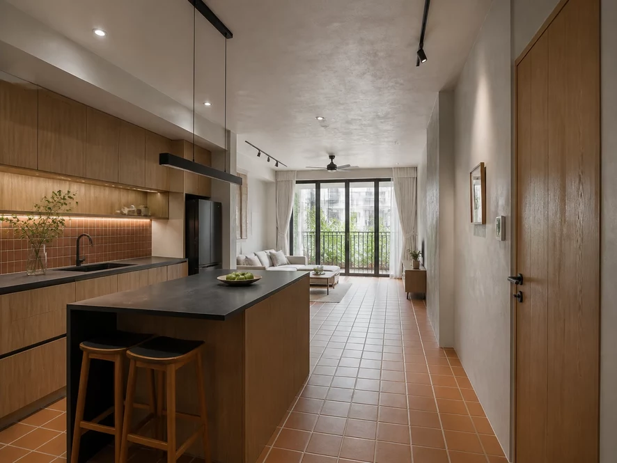Quy trình thiết kế nội thất phòng bếp 10m2 chuyên nghiệp