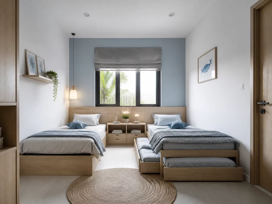 Thiết kế nội thất phòng bếp 10m2 phong cách Scandinavian