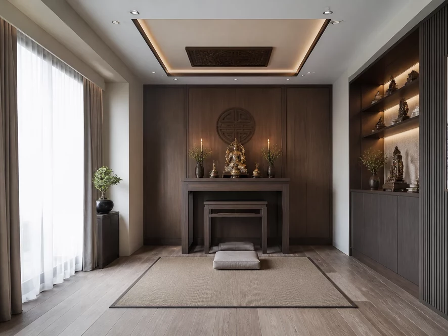 Thiết kế nội thất phòng bếp 15m2 phong cách tối giản