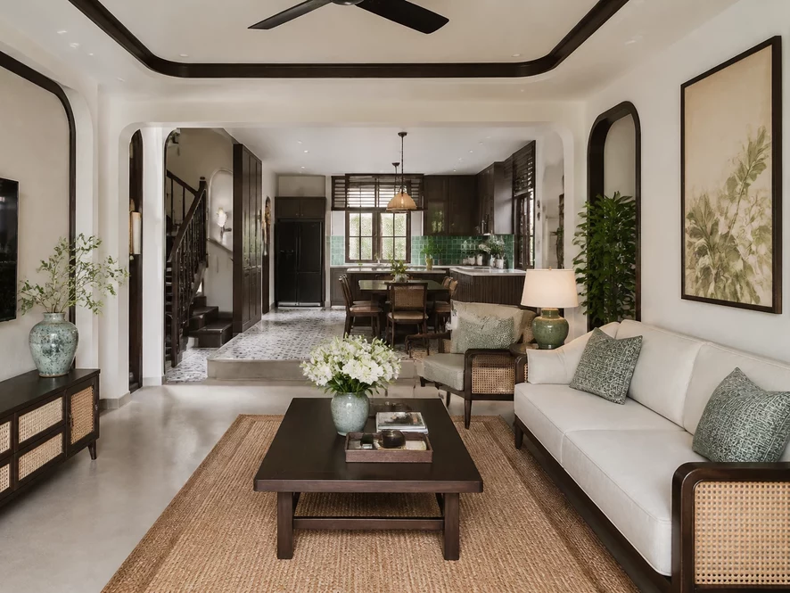 Thiết kế nội thất phòng bếp 20m2 chọn vật liệu thông minh