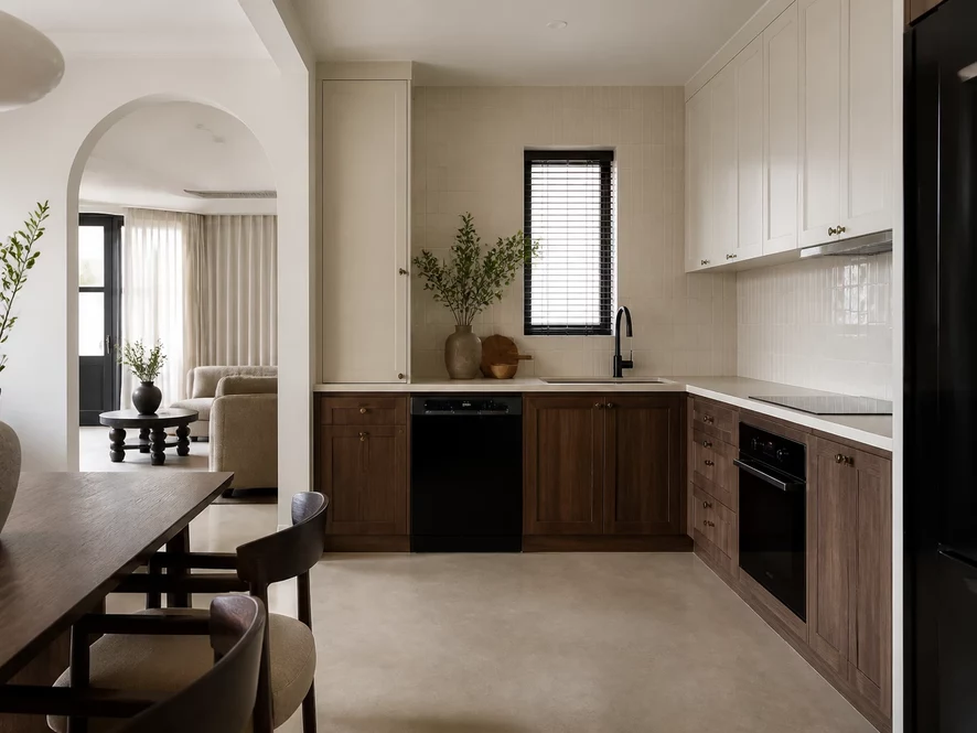 Phong cách thiết kế nội thất phòng bếp 25m2 hiện đại