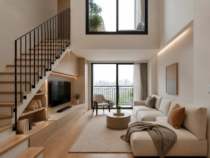 khảo sát hiện trạng thiết kế nội thất phòng khách 20m2