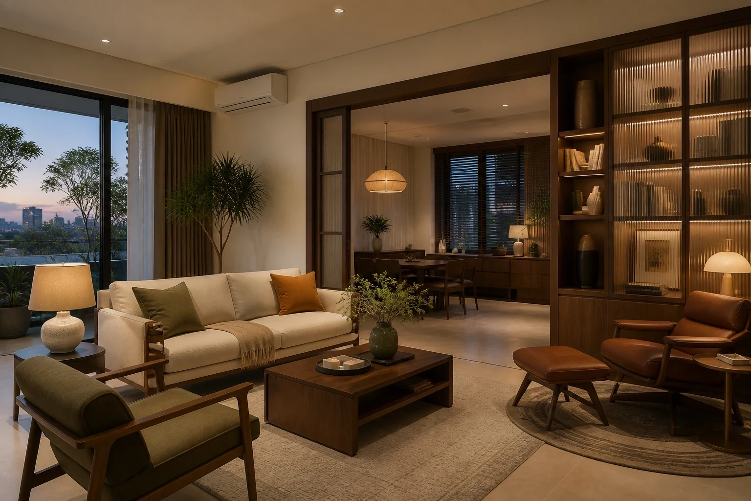 Đơn vị thiết kế nội thất phòng khách 25m2 uy tín tại TP.HCM