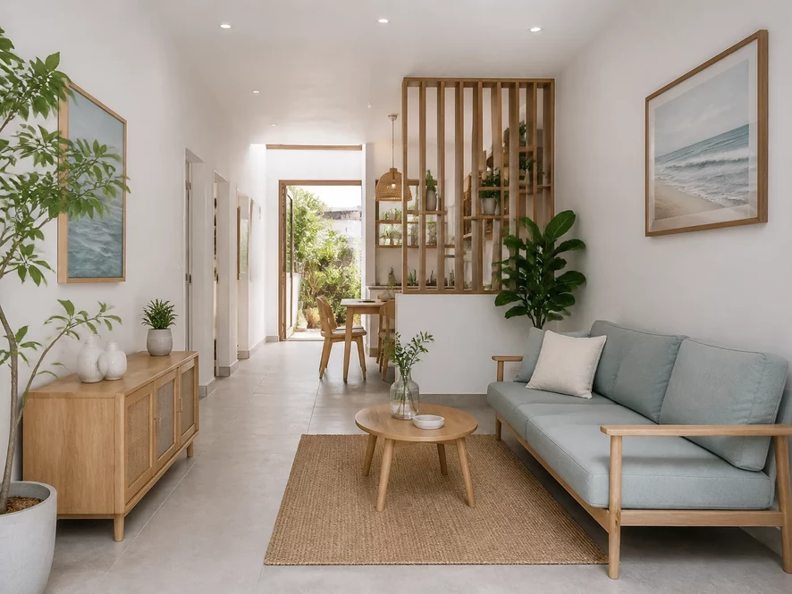 Phong cách Scandinavian Bắc Âu cho thiết kế nội thất phòng khách 30m2