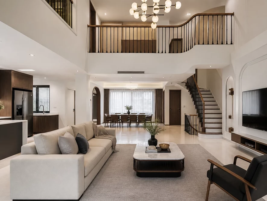 Tối ưu công năng thiết kế nội thất phòng khách 30m2