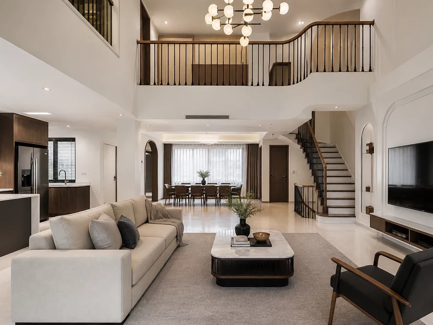 Giá trị thẩm mỹ nâng cao khi thiết kế nội thất phòng khách 40m2