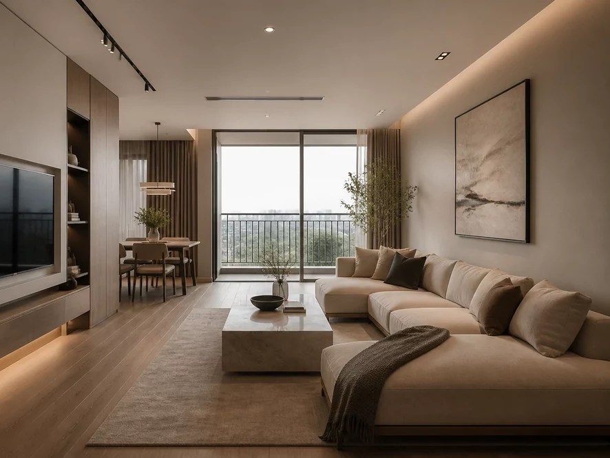 Khảo sát mặt bằng thiết kế nội thất phòng khách 40m2