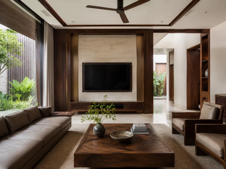 Phong cách tối giản trong thiết kế nội thất phòng khách 40m2