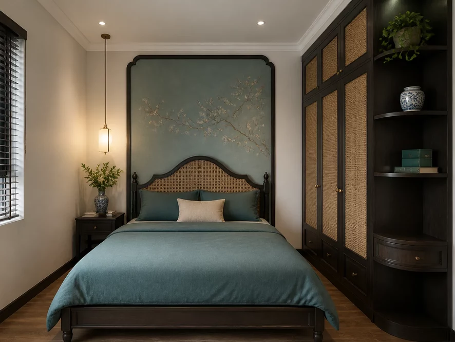 Bản vẽ thiết kế nội thất phòng ngủ 10m2 chuẩn khoa học