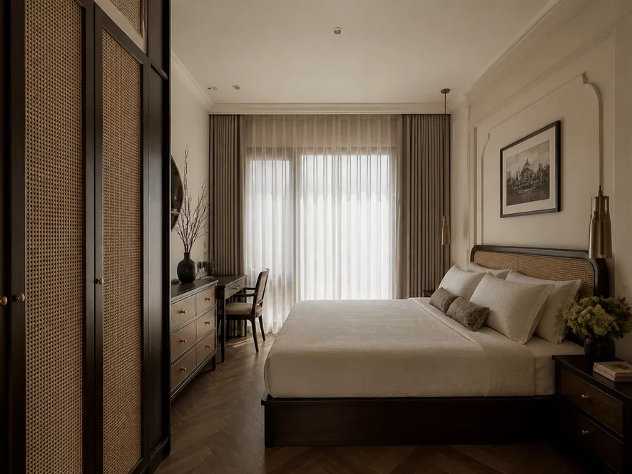 Nội thất phòng ngủ 10m2 phong cách cổ điển tinh tế