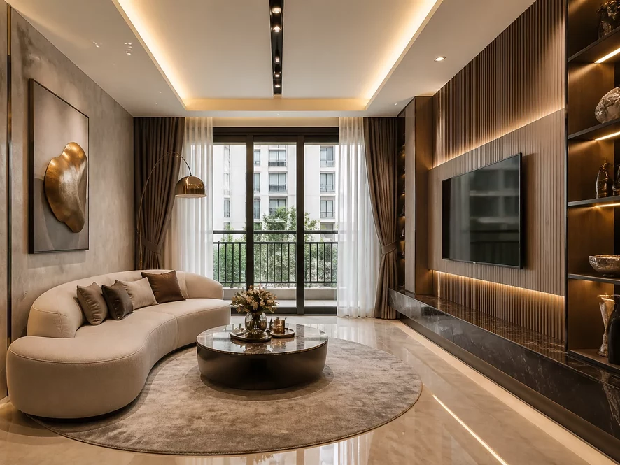 Thiết kế nội thất phòng ngủ 10m2 phong cách hiện đại sang trọng