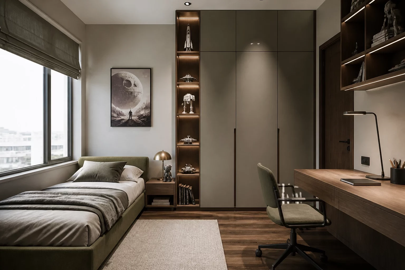 Đơn vị thiết kế nội thất phòng ngủ 12m2 uy tín tại TP.HCM