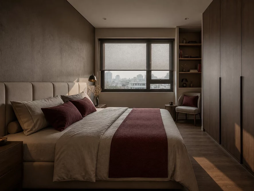 Mẫu thiết kế nội thất phòng ngủ 20m2 hiện đại