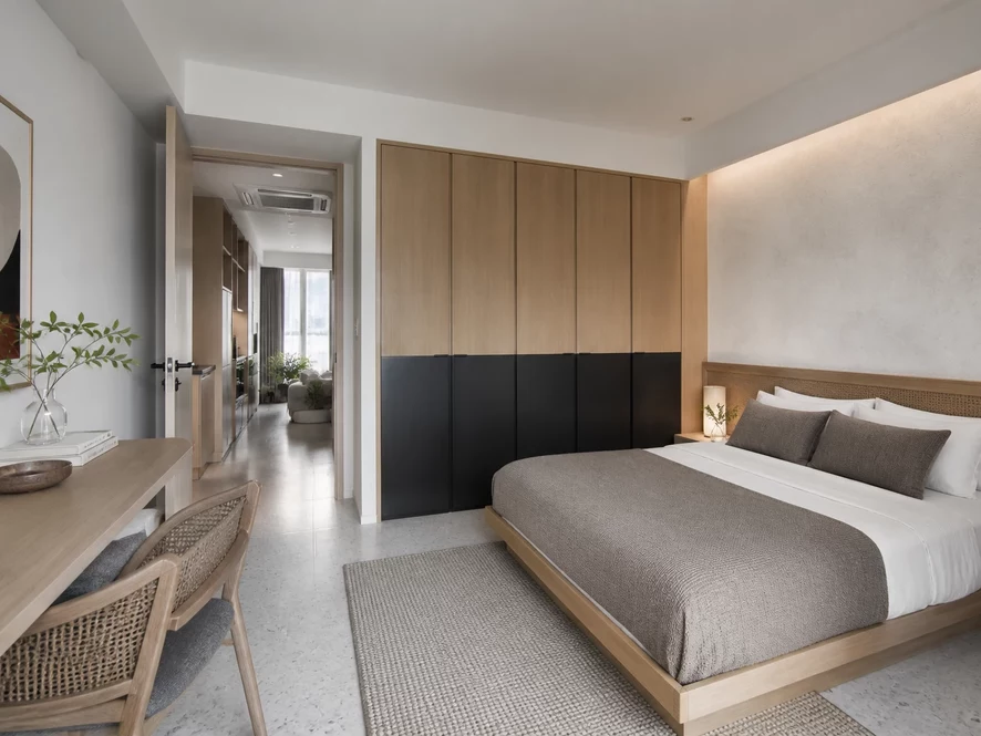 Dự án thiết kế nội thất phòng ngủ 25m2 tiêu biểu của chúng tôi