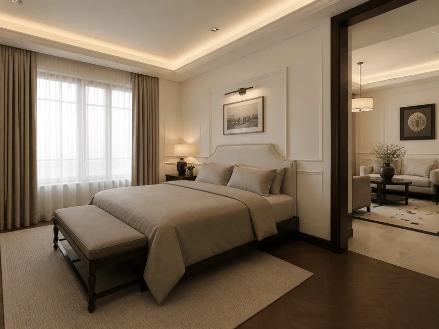 Một số mẫu phòng ngủ đẹp trong thiết kế nội thất phòng ngủ 25m2
