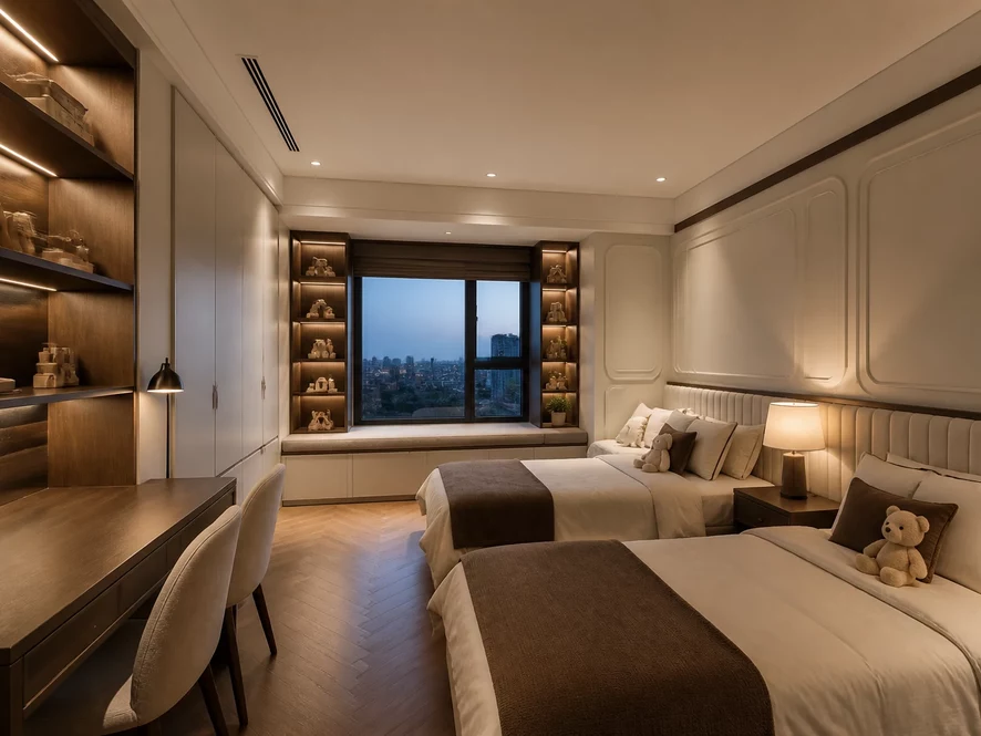 Quy trình thi công nội thất phòng ngủ 25m2 chuẩn kỹ thuật