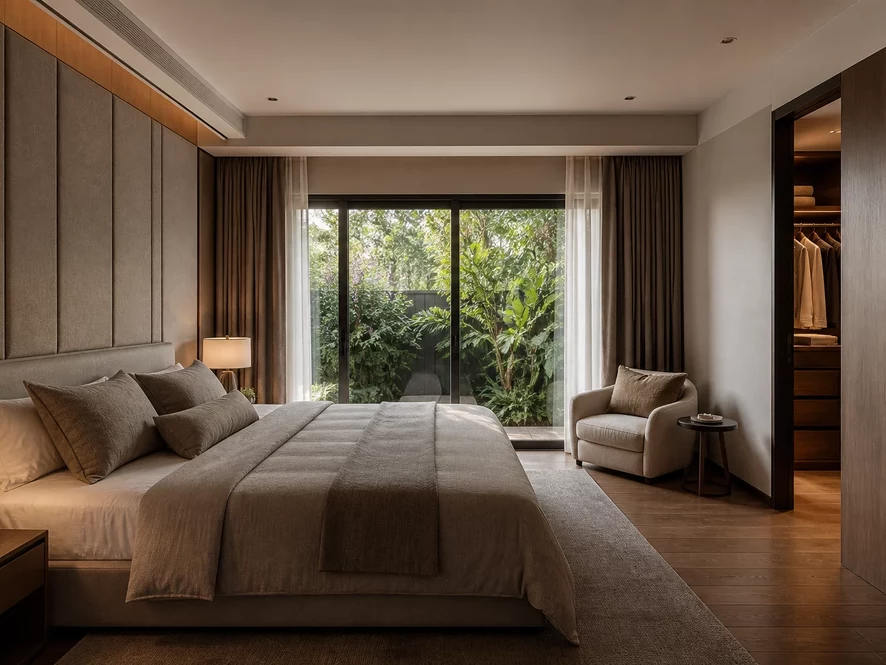 Tổng quan thiết kế nội thất phòng ngủ 25m2 hiện đại