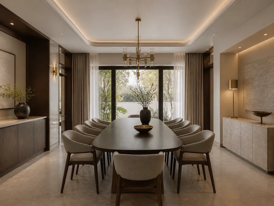Mẫu thiết kế nội thất phòng ngủ 30m2 phong cách Luxury sang trọng