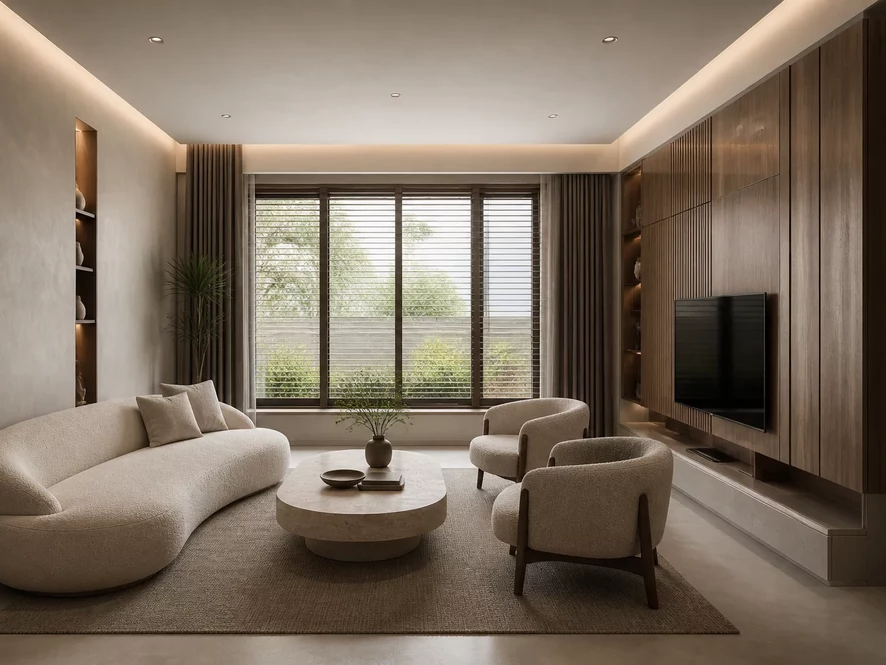 Phòng tắm kín đáo và sang trọng trong thiết kế nội thất phòng ngủ 30m2