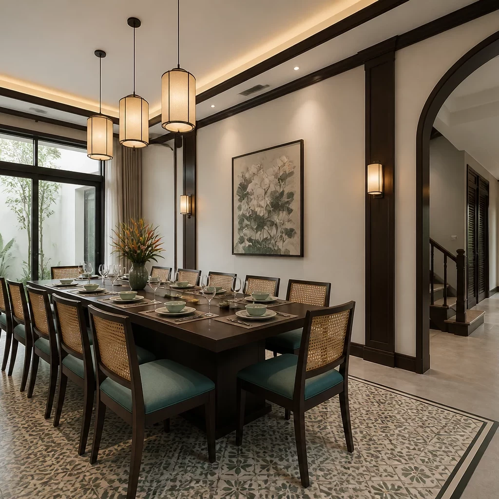 trang trí noel văn phòng phong cách hiện đại sang trọng