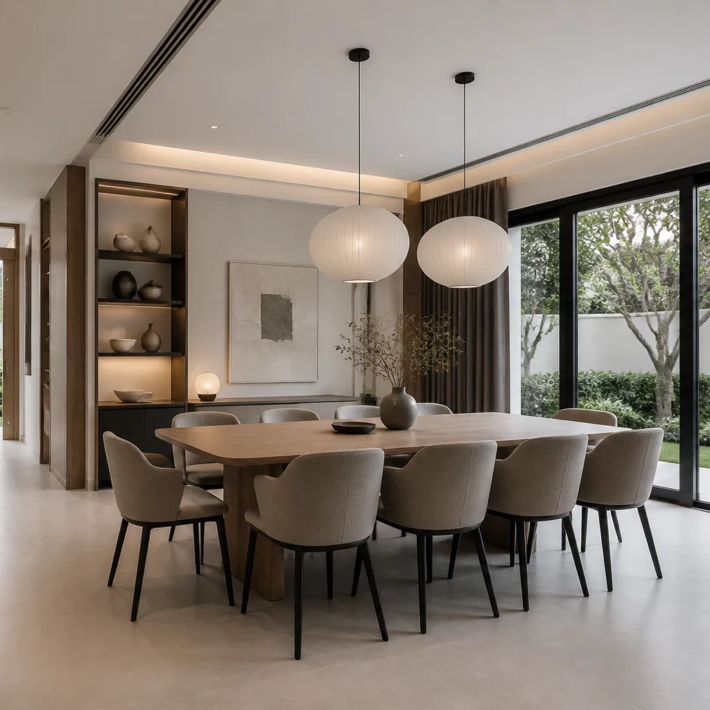 Trang trí nội thất chung cư phong cách tối giản, ấm cúng với gỗ và ánh sáng.