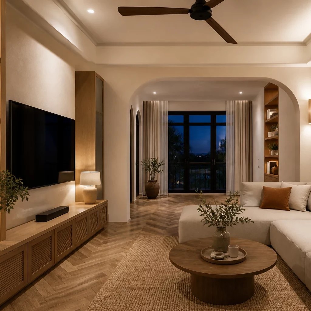 Smart Home thi công nội thất biệt thự hiện đại