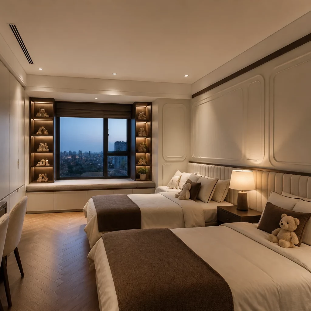 Thi công nội thất chung cư 2 phòng ngủ